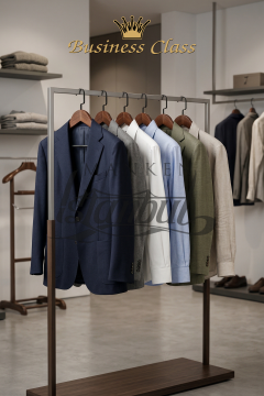 Delüks 44 CM Masif Ahşap Ceket Askısı Elbise Askısı Takım Askısı