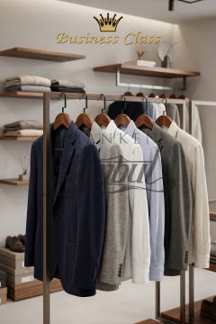 Delüks 44 CM Masif Ahşap Ceket Askısı Elbise Askısı Takım Askısı