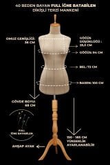 Yüksek kalite Özel Punto dikişli  full iğne batabilen terzi mankeni 40 beden