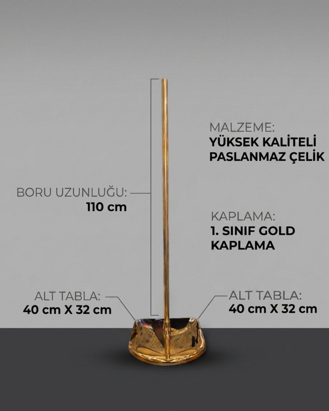De lüks Gold Terzi Mankeni Ayağı
