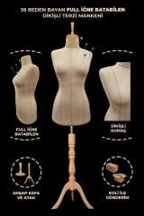 Yüksek Kalite Özel Punto Dikişli Full İğne Batabilen Terzi Mankeni