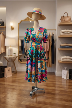 Kumaş Kafalı 38 Beden Süngerli Keten Kumaş Terzi Prova Mankeni