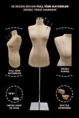 Yüksek Kalite Özel Punto Dikişli Full Sünger Terzi Mankeni 40 beden