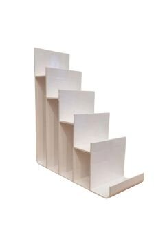 Pleksi  Kademeli Cüzdan Rafı & Teşhir Standı