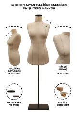 Yüksek Kalite Özel Punto Dikişli Full Sünger Terzi Mankeni 38 beden