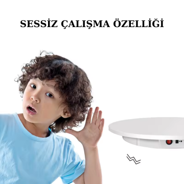 Çap 40 Cm Hız Ayarlı Kumandalı Döner Platform Kiralama