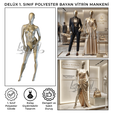 Delüx 1. Sınıf Bayan Vitrin Mankeni