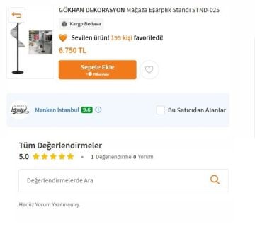 Siyah Eşarp Standı Şal Standı ( 34 Şal Asılabilir )