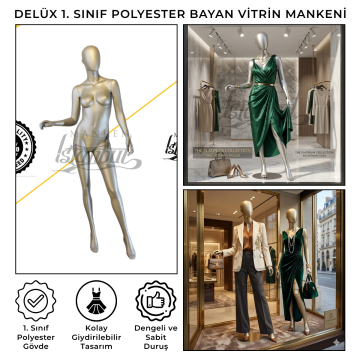 Delüx 1. Sınıf Bayan Vitrin Mankeni