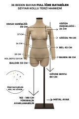 36 Beden Kollu İğne Batabilen Prova Mankeni Terzi Mankeni