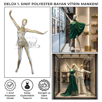 Delüx 1. Sınıf Bayan Vitrin Mankeni