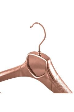 10 Adet Plastik Bakır Renk Ceket Askısı Takım Elbise Askısı