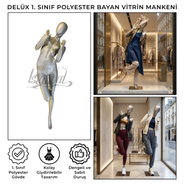 Delüx 1. Sınıf Bayan Vitrin Mankeni