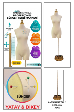 Süngerli Pantolon Giyebilen Terzi Mankeni 36 Beden