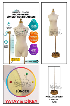 Süngerli Pantolon Giyebilen Terzi Mankeni 36 Beden