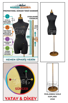 Süngerli Pantolon Giyebilen Terzi Mankeni 36 Beden