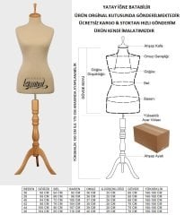 Krem kumaşlı terzi mankeni prova mankeni vitrin mankeni