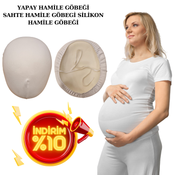Yapay Hamile Göbeği Sahte Silikon Hamile Göbeği
