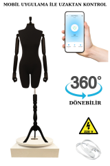 Dönen Standlı Wi-fi Kumandalı Vitrin Mankeni Terzi Mankeni