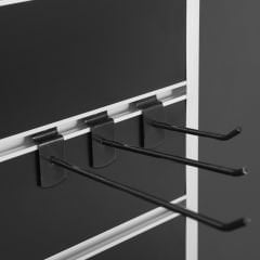 Kanallı Pano Kancası Siyah-5 mm Dayanıklı Yapı