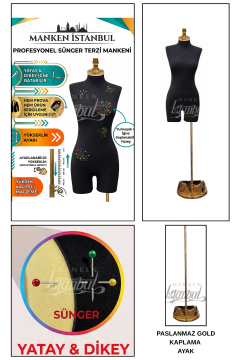 Süngerli Pantolon Giyebilen Terzi Mankeni 38-40 Beden