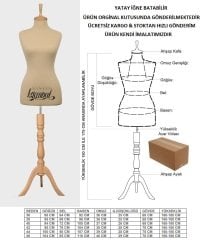 Krem kumaşlı terzi mankeni prova mankeni vitrin mankeni