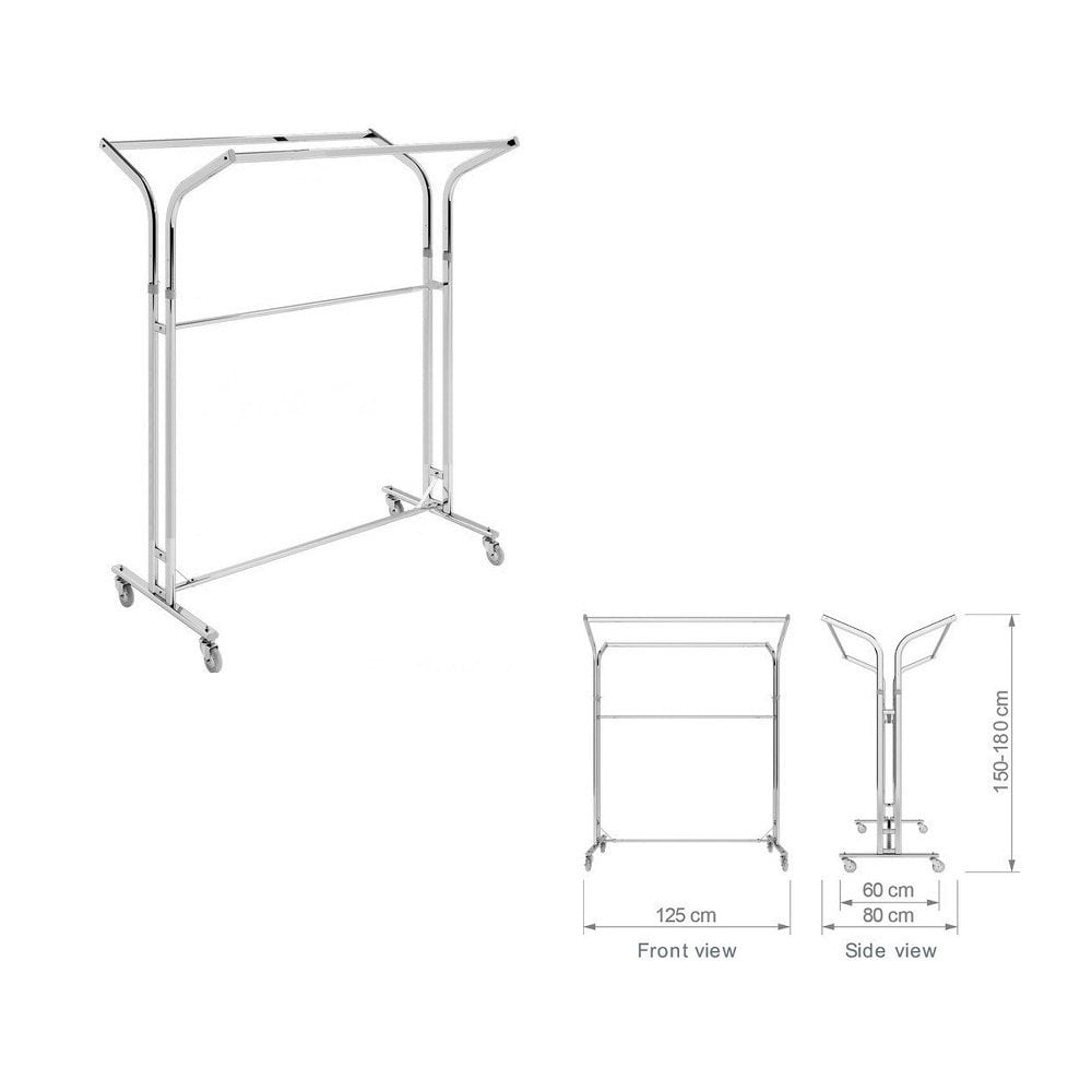 Yüksek Kalite V Ayarlı Krom Kaplama Metal Orta Stand