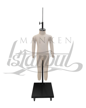 Profesyonel Çocuk Tam Boy Prova Terzi Mankeni Fit Mankeni