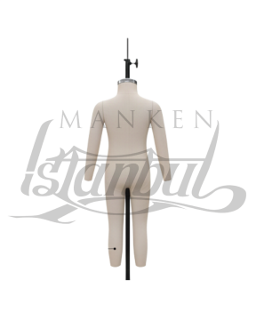 Profesyonel Çocuk Tam Boy Prova Terzi Mankeni Fit Mankeni