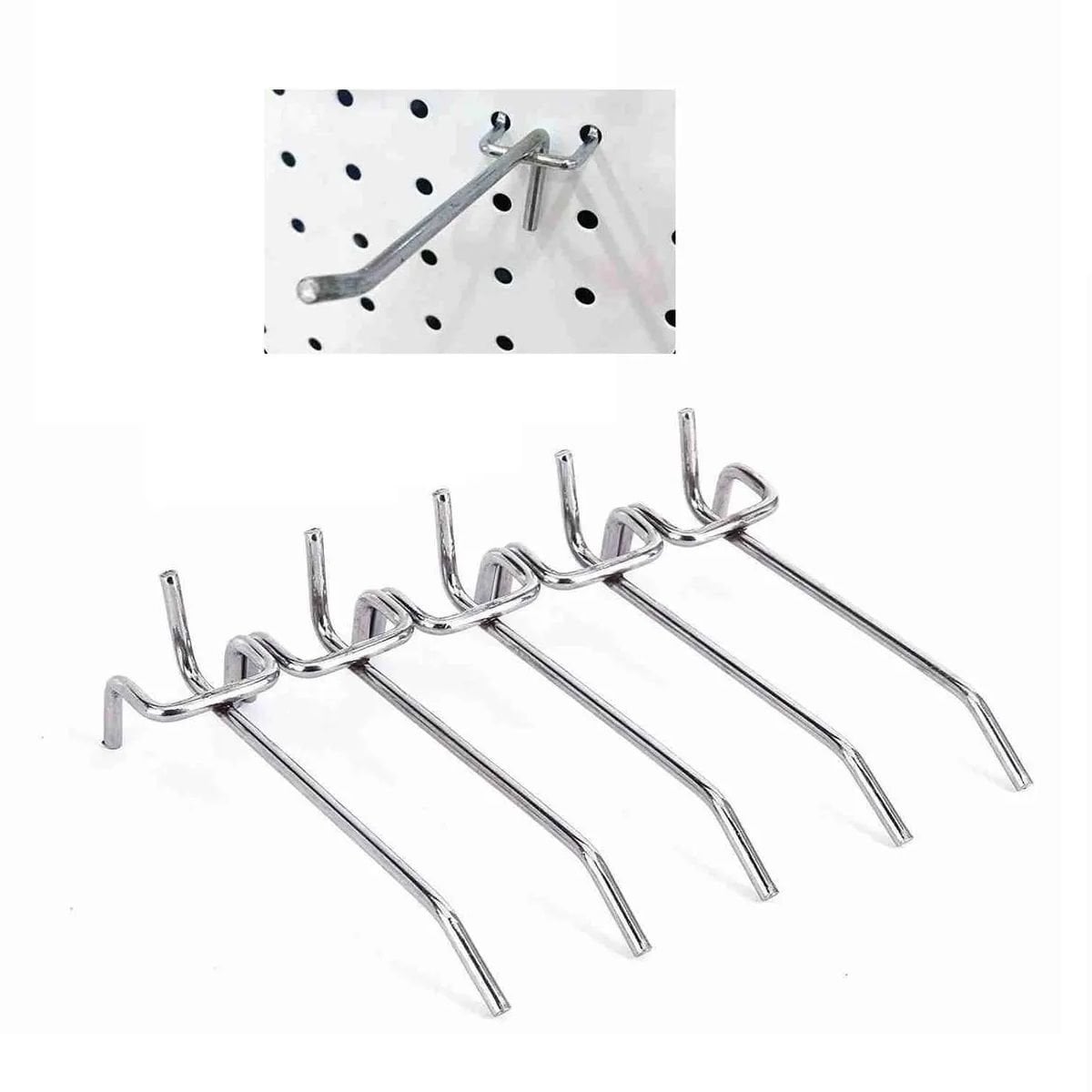Delikli Pano Kancası Galvaniz-5 mm tel 2,5 Dip