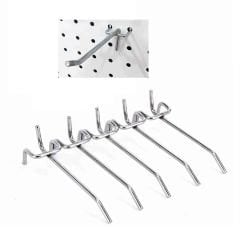 Delikli Pano Kancası Galvaniz-5 mm tel 2,5 Dip 25 CM - 100 adet