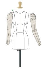 Sünger İğne Batabilen Seyyar Kol Sol ve Sağ 36/38/40