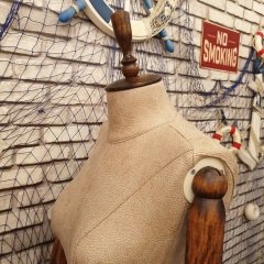 Pantolon Giyebilen Ahşap Kollu Terzi Mankeni Vitrin Mankeni