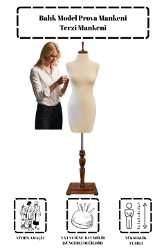 Balık Model Prova Mankeni Terzi mankeni 36-38-40-42 Beden