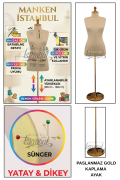 İğne Batabilen Terzi Mankeni 34-46 Arası