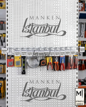 Etiketli Delikli Pano Kancası Galvaniz-5 mm Dayanıklı Yapı