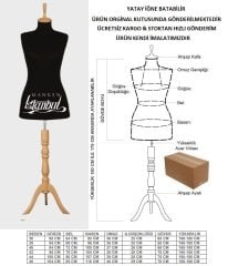 Siyah kumaşlı terzi mankeni prova mankeni vitrin mankeni