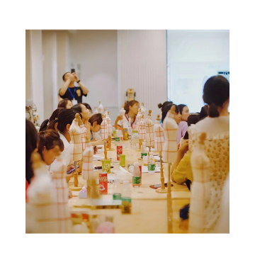 25 Eşer Minyatür Kılavuz Çizgili Terzi Mankeni