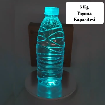 Işıklı 360 Derece Çift Yönlü Hız Ayarlı Döner Platform Fotoğraf Çekim Standı