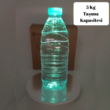 Işıklı 360 Derece Çift Yönlü Döner Platform Çekim Standı