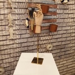 Gold Yükseklik Ayarlı Eskiz Ahşap Model El Mankeni