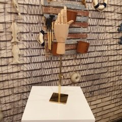 Gold Yükseklik Ayarlı Eskiz Ahşap Model El Mankeni