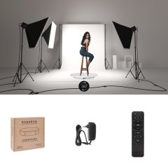 Profesyonel 60 Cm Çap Hız Ayarlı Kumandalı Döner Platform