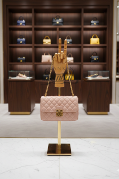 Gold Yükseklik Ayarlı Eskiz Ahşap Model El Mankeni