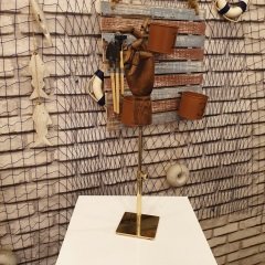 Gold Yükseklik Ayarlı Eskiz Ahşap Model El Mankeni