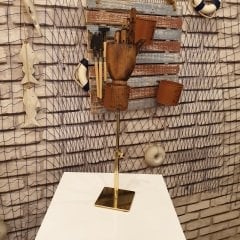 Gold Yükseklik Ayarlı Eskiz Ahşap Model El Mankeni