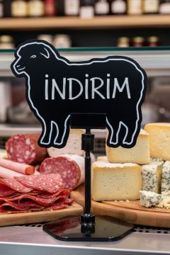 10 Adet Ayaklı Dana Kuzu Tavuk Keçi Balık Fiyat Etiketi