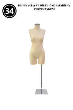34 Beden Pantolon Giyebilen İğne Batabilen Terzi Mankeni
