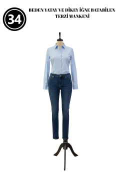 34 Beden Pantolon Giyebilen İğne Batabilen Terzi Mankeni