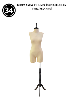 34 Beden Pantolon Giyebilen İğne Batabilen Terzi Mankeni
